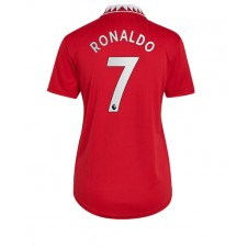 Manchester United Cristiano Ronaldo #7 Hjemmedrakt Kvinner 2022-23 Kortermet